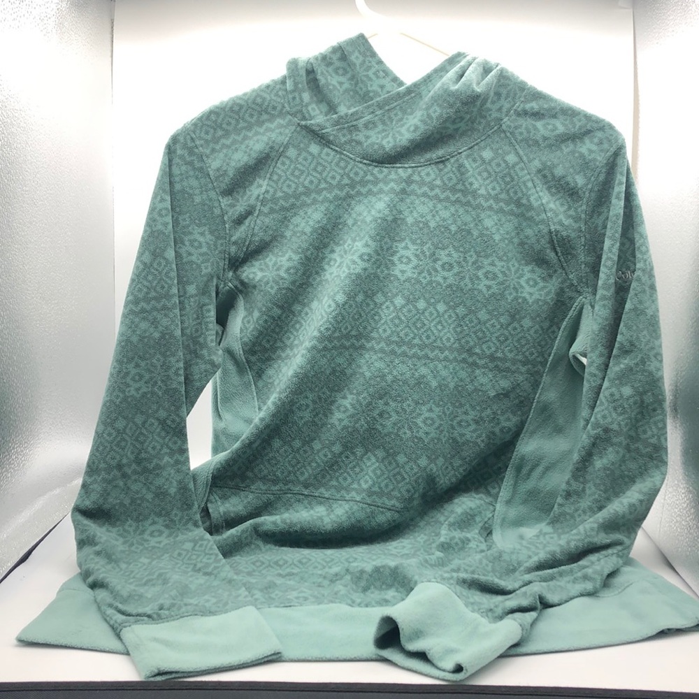 Woman’s Columbia Fleece Hoodie Sweatshirt Size LG